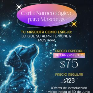 Carta númerologica para tu mascota